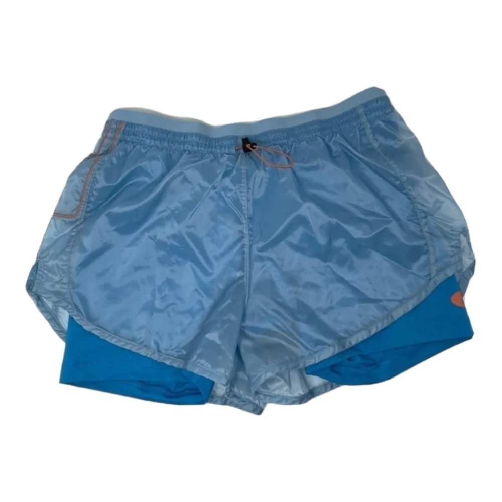 Nike Women's Icon Clash Tempo Luxe Mid-Rise Running Shorts Adjustable Drawstring